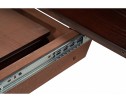 Деревянный стол Коул 110(160)х110х78 орех / коричневая патина