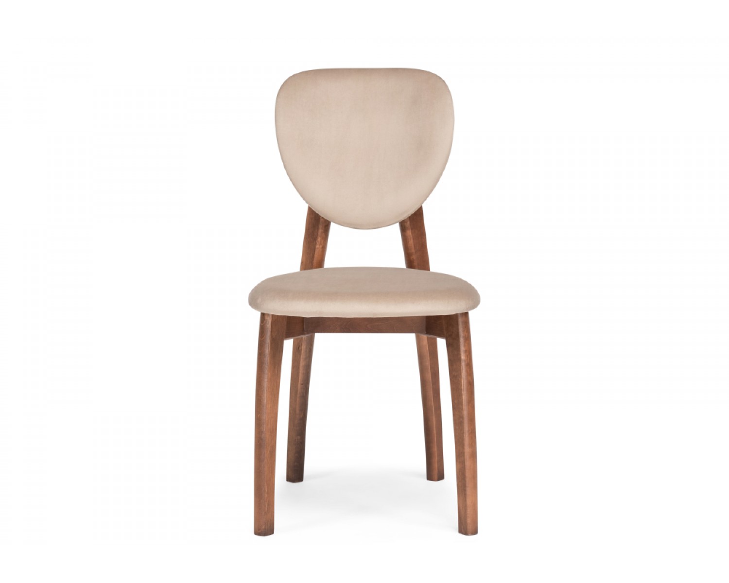 Деревянный стул Вакимо tenerife beige / орех миланский