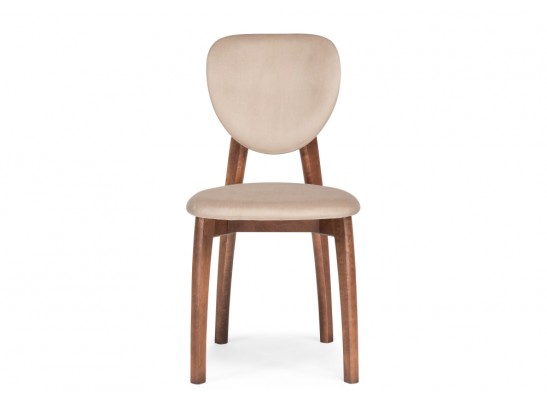 Деревянный стул Вакимо tenerife beige / орех миланский