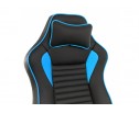 Компьютерное кресло Leon черное / голубое