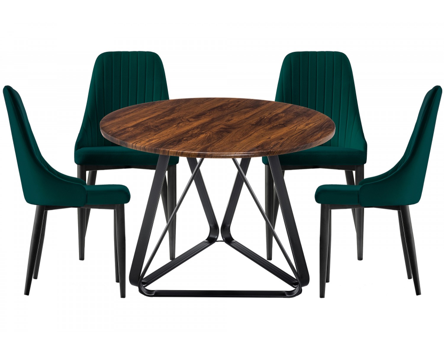 Обеденная группа Уткей green / brown / black