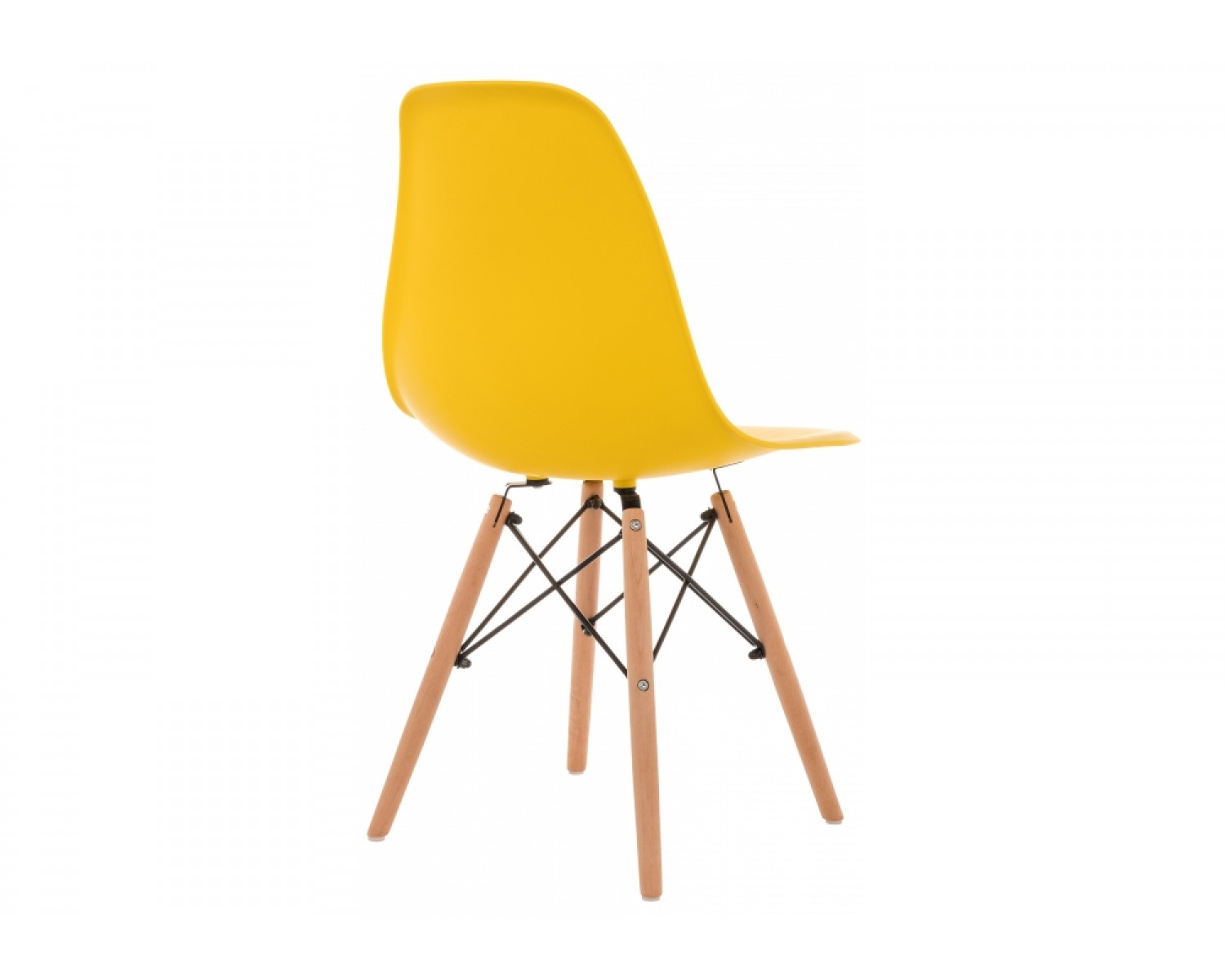 Пластиковый стул Eames PC-015 желтый