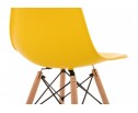 Пластиковый стул Eames PC-015 желтый