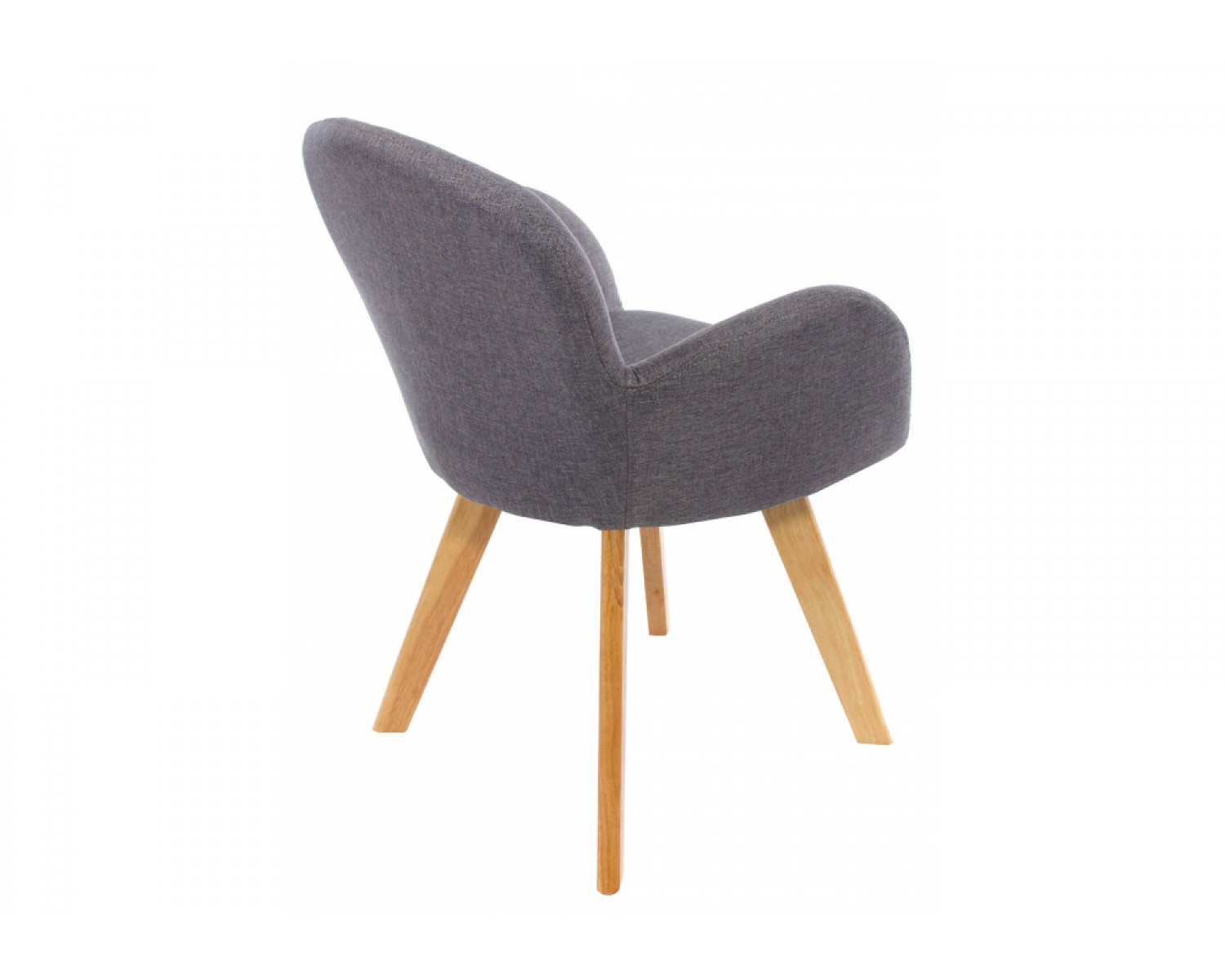 Стул Asia wooden legs / grey fabric