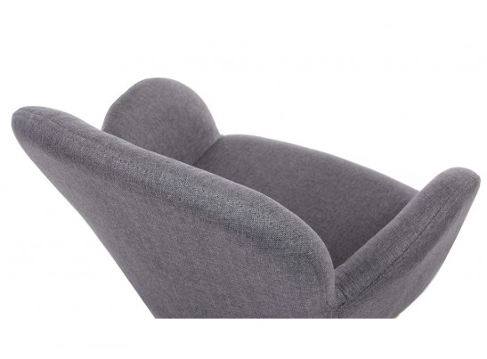 Стул Asia wooden legs / grey fabric