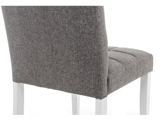 Стул Madina white / fabric pebble