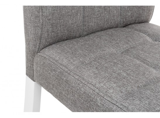 Стул Madina white / fabric pebble