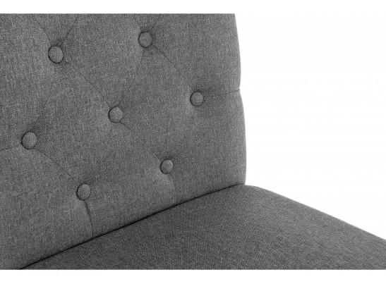 Стул Menson dark walnut / fabric grey
