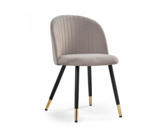 Стул на металлокаркасе Gabi latte / black / gold