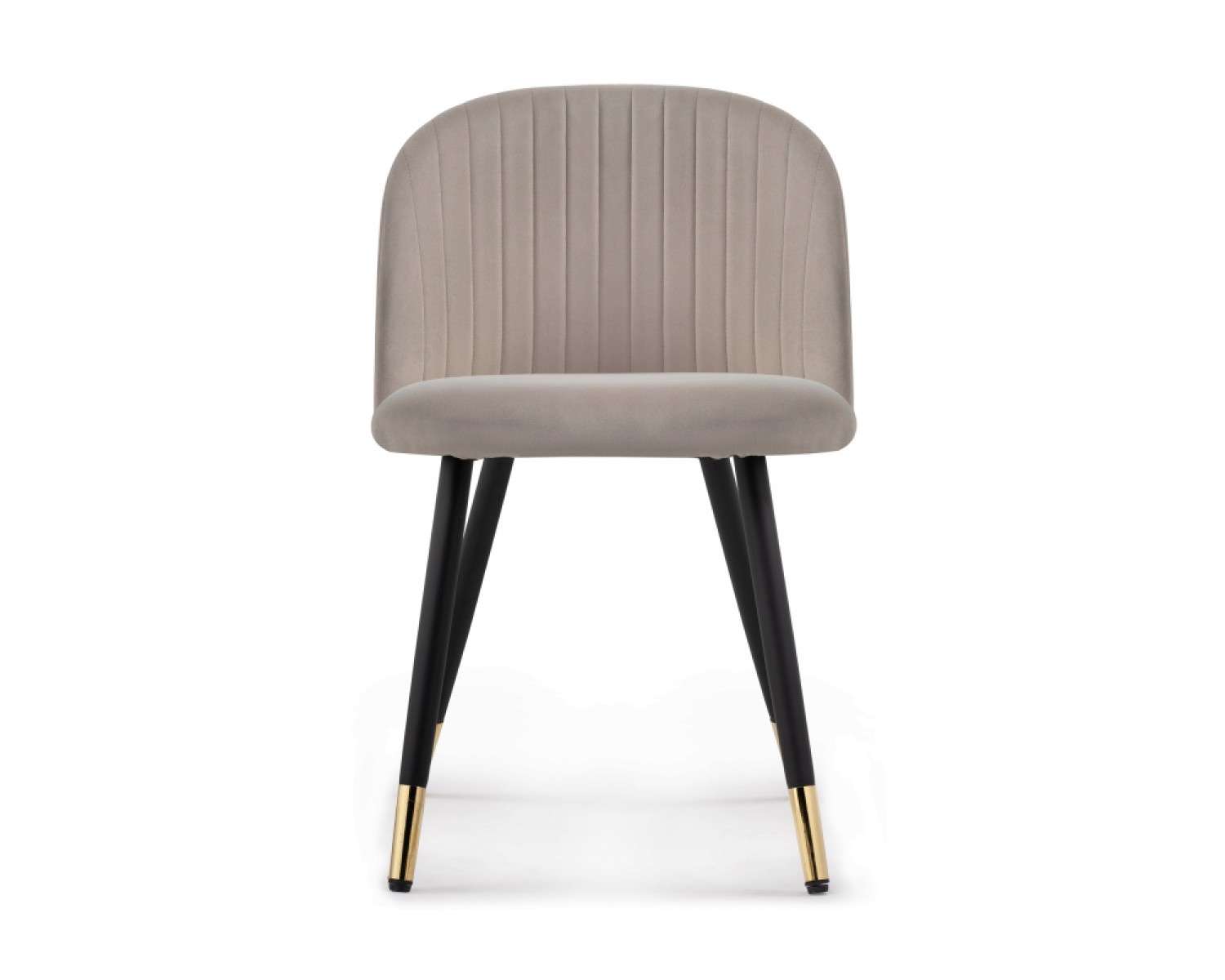 Стул на металлокаркасе Gabi latte / black / gold
