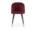 Стул на металлокаркасе Gabi wine red / black