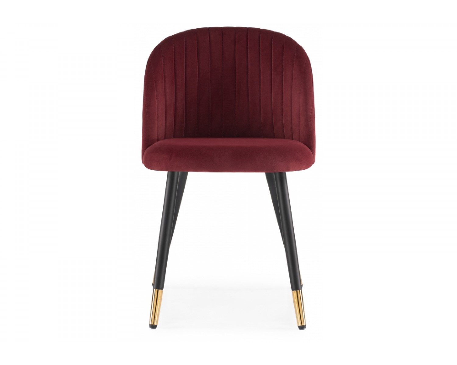 Стул на металлокаркасе Gabi wine red / black