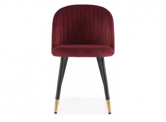 Стул на металлокаркасе Gabi wine red / black