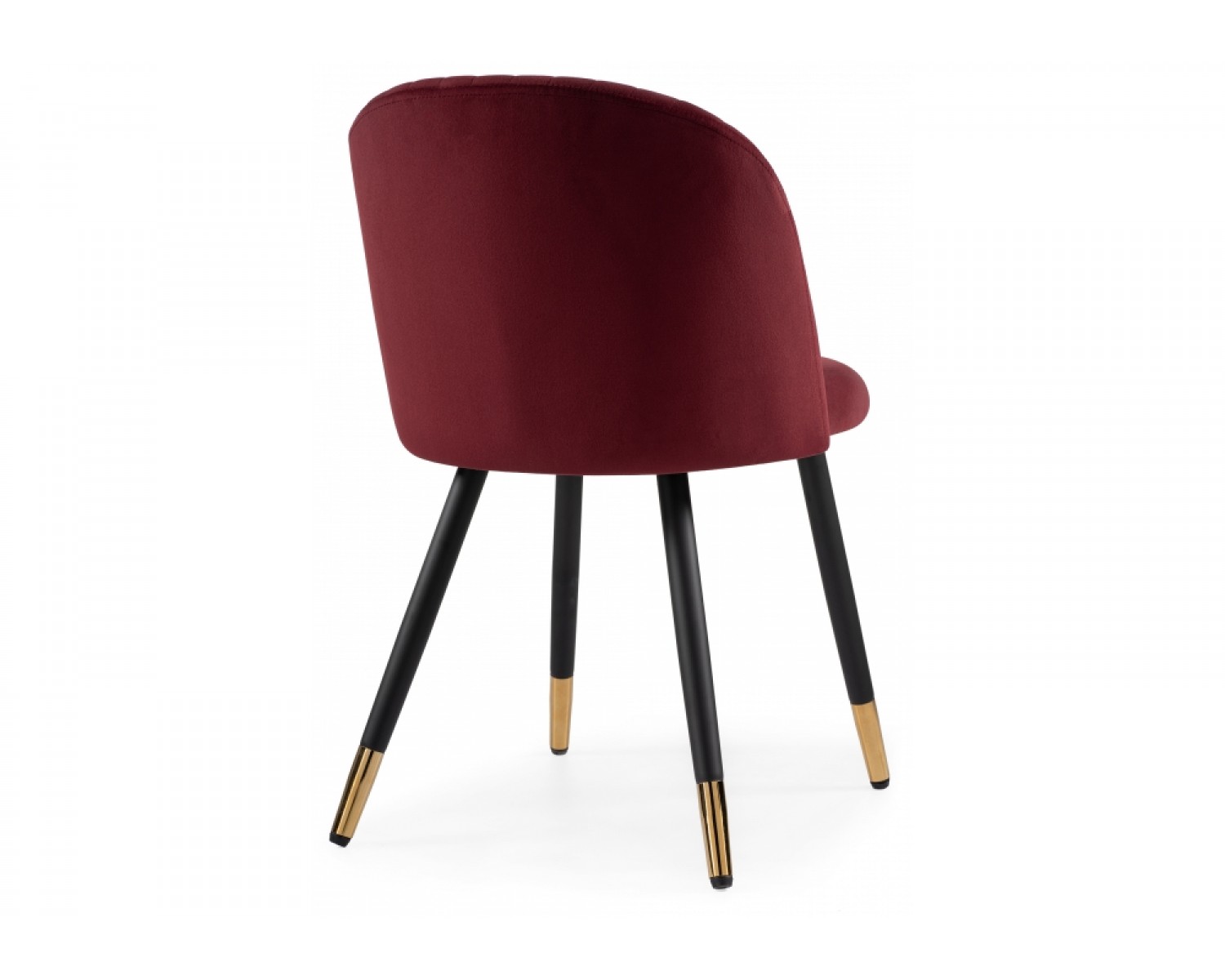 Стул на металлокаркасе Gabi wine red / black