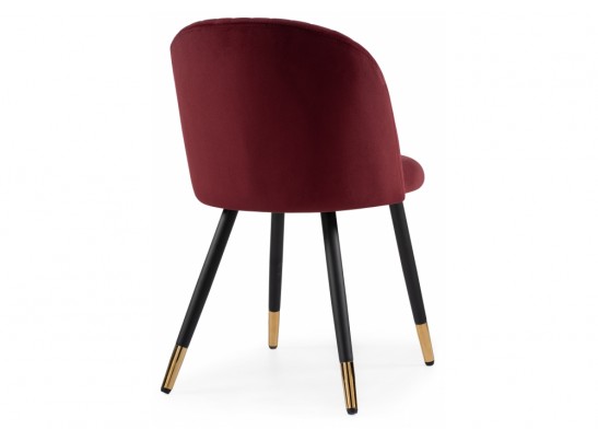 Стул на металлокаркасе Gabi wine red / black