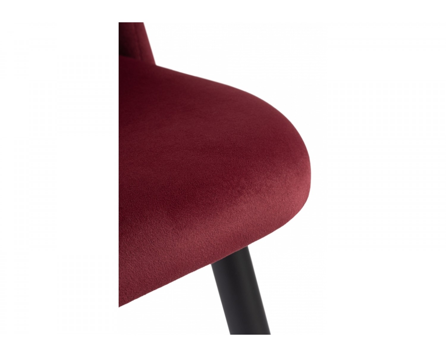 Стул на металлокаркасе Gabi wine red / black