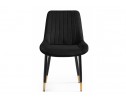 Стул на металлокаркасе Seda 1 black / gold / black