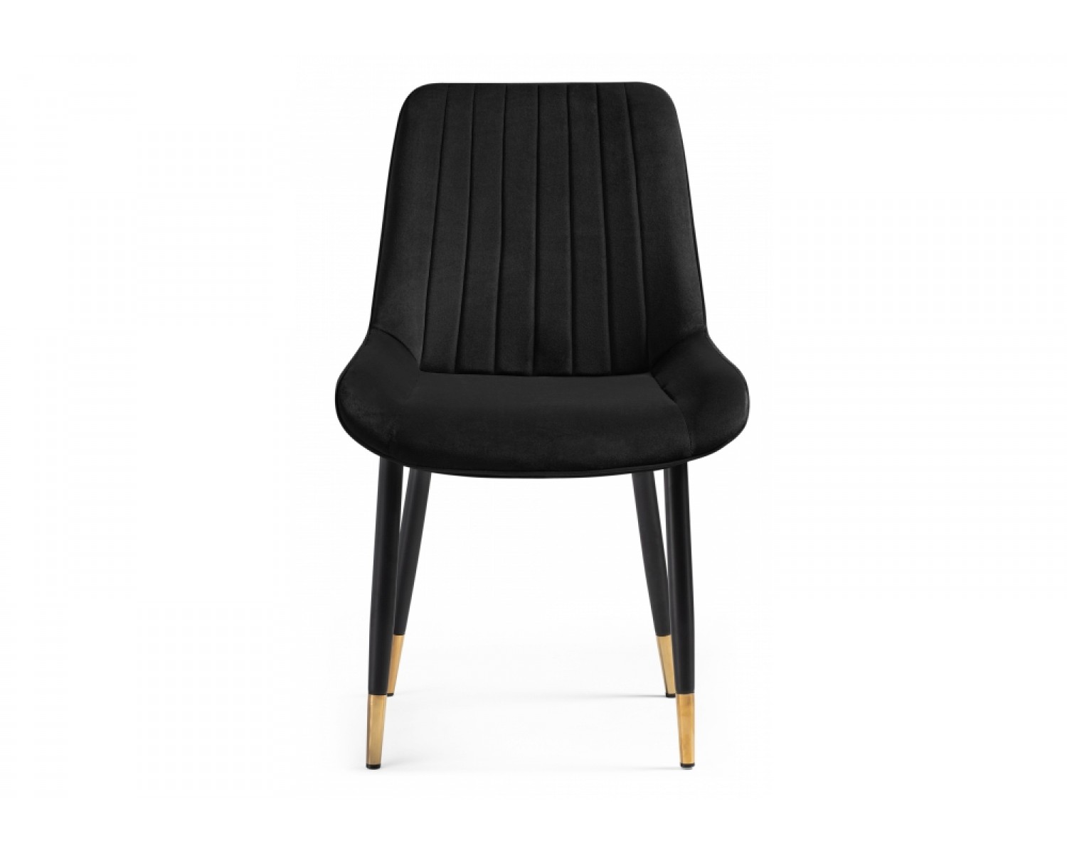 Стул на металлокаркасе Seda 1 black / gold / black