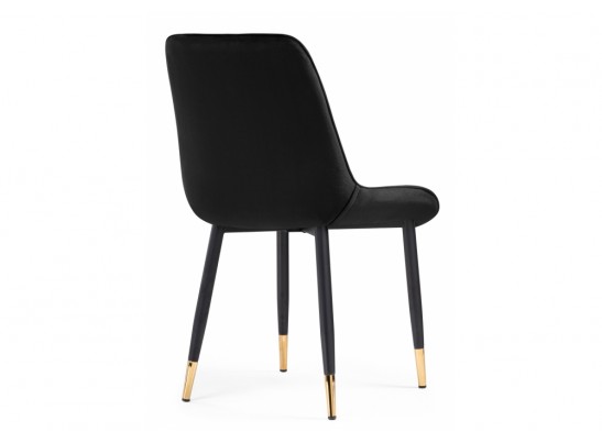 Стул на металлокаркасе Seda 1 black / gold / black