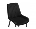 Стул на металлокаркасе Seda 1 black / gold / black