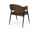 Стул на металлокаркасе Twin brown / black