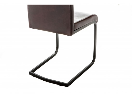 Стул Porte shiny brown