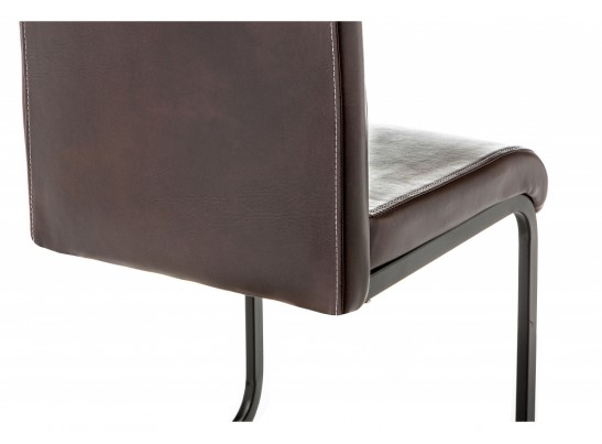 Стул Porte shiny brown