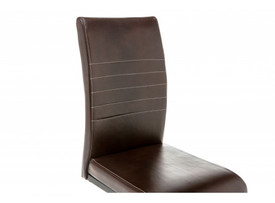 Стул Porte shiny brown