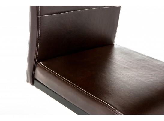 Стул Porte shiny brown