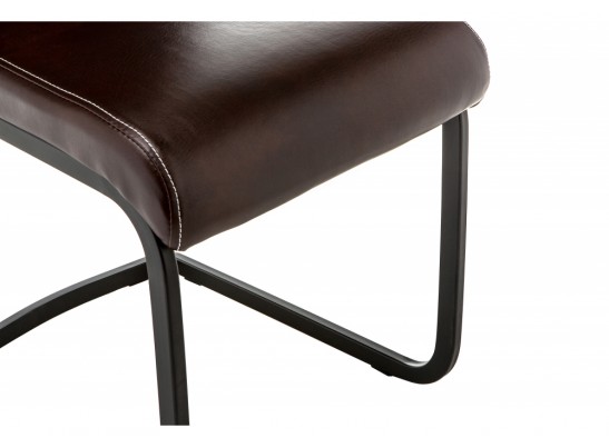 Стул Porte shiny brown
