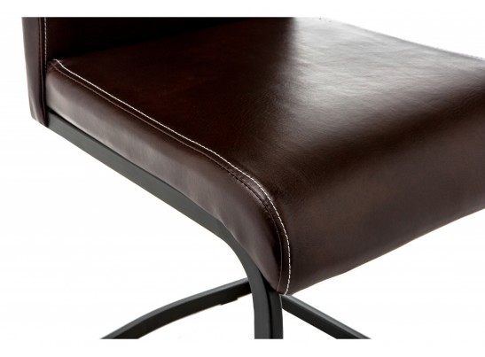 Стул Porte shiny brown