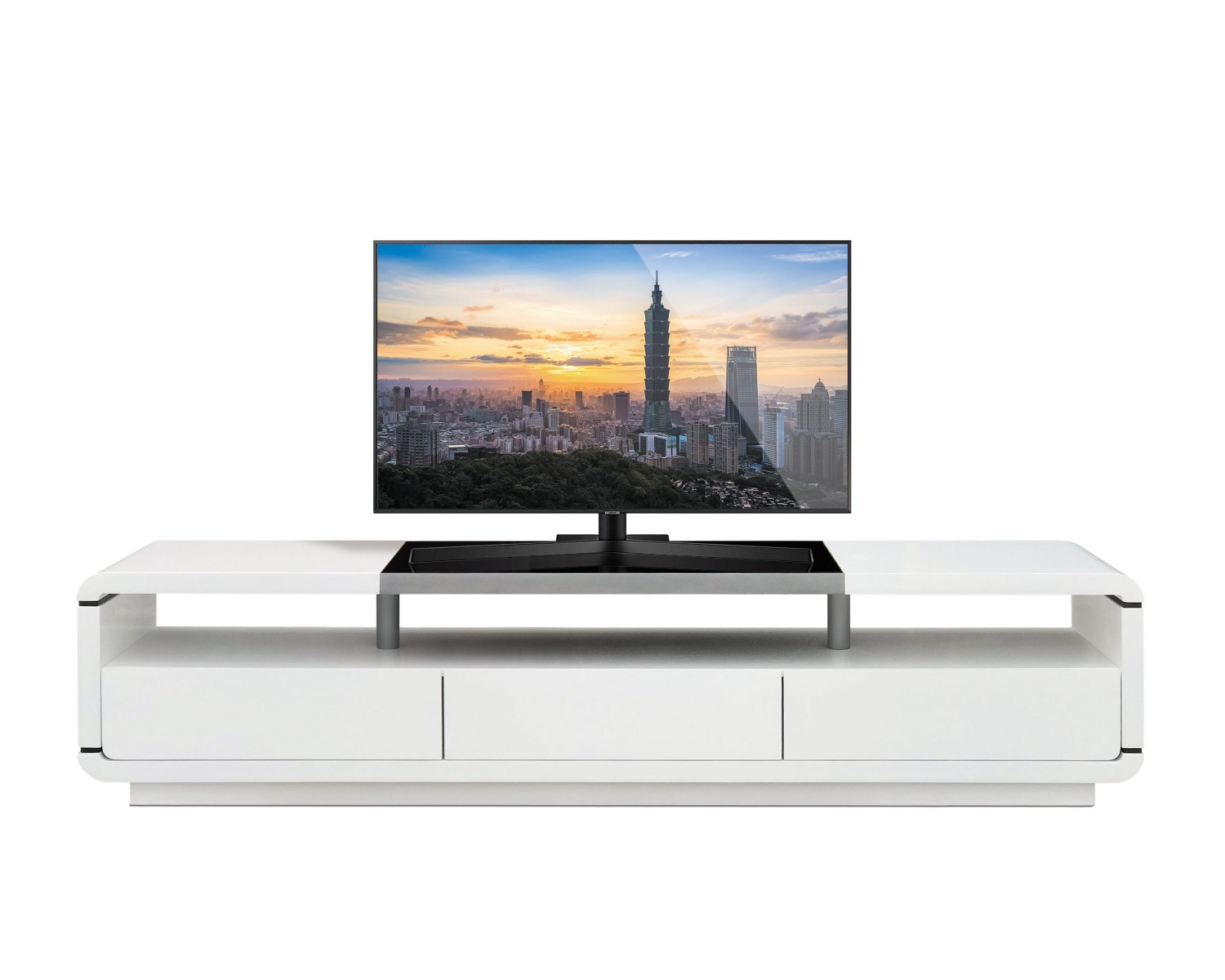 Тумба под ТВ Corso D2034 (Bright White) 2000х450х480