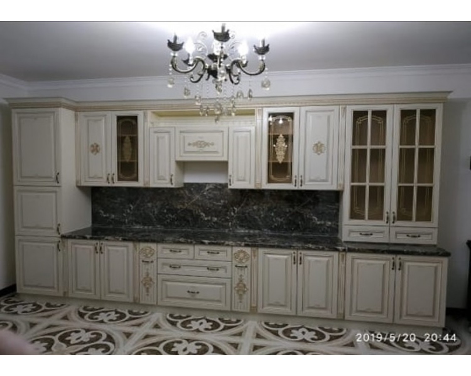 Кухня Афина 21 (4,5 м) крем