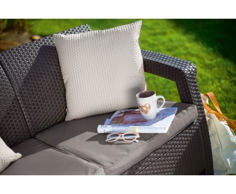 Диван пластиковый Corfu love seat