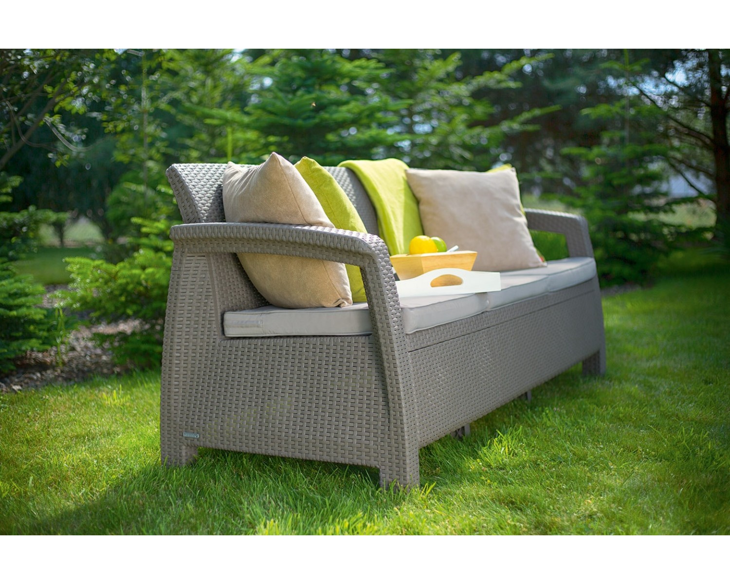 Диван пластиковый Corfu love seat max