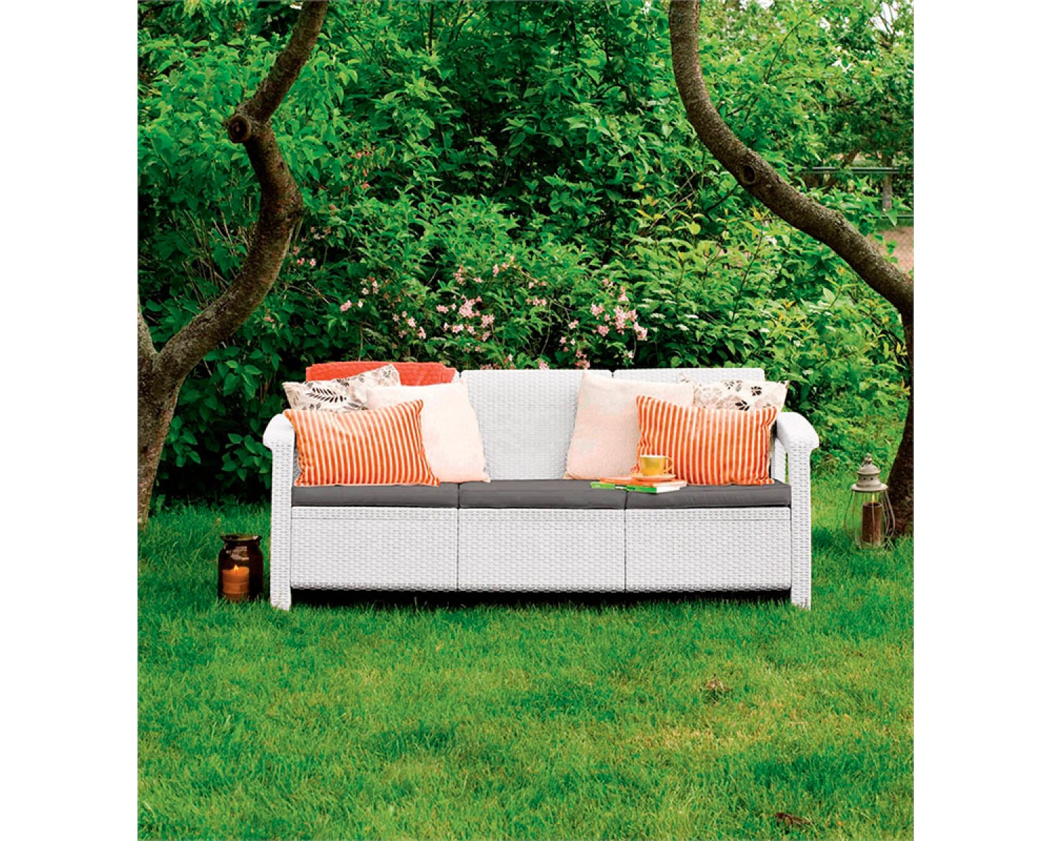 Диван пластиковый Corfu love seat max
