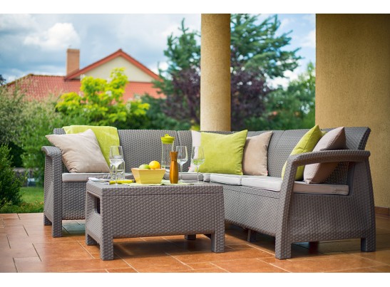 Угловой комплект мебели Corfu Relax set