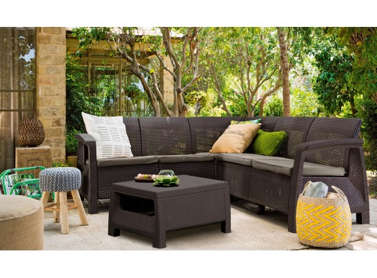 Угловой комплект мебели Corfu Relax set