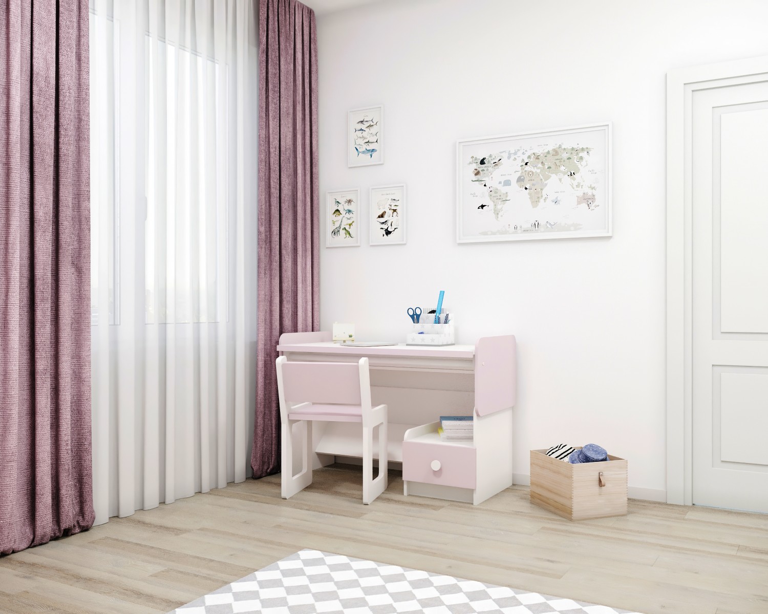 Стол Piglet Lavanda