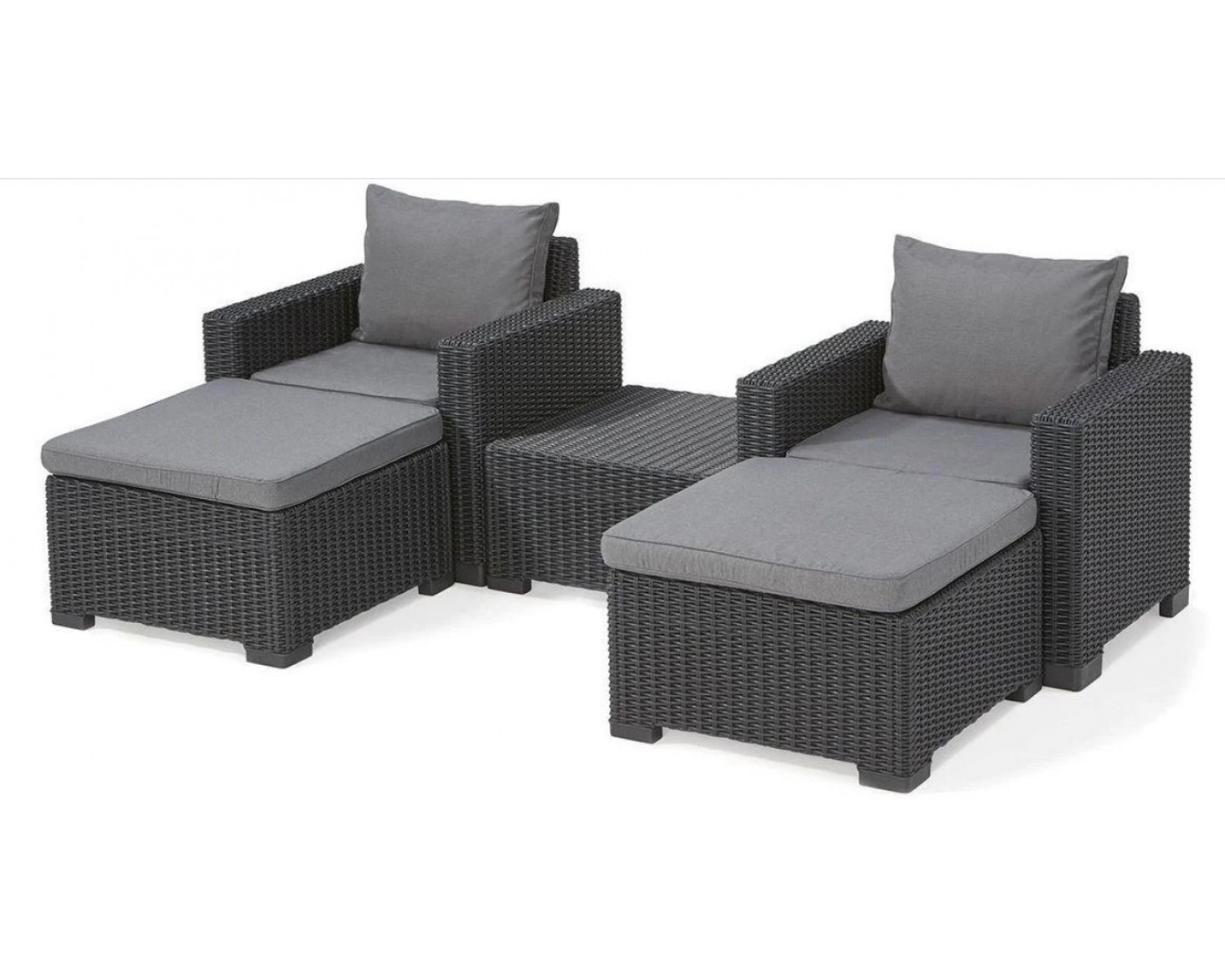 Комплект мебели Moorea table + chair + stool with cushion