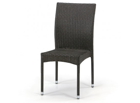 Плетеный стул из искусственного ротанга Y380A-W53 Brown