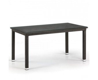 Плетеный стол T256A-W53-140x80 Brown