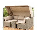 Диван-трансформер из искусственного ротанга AFM-320 Beige