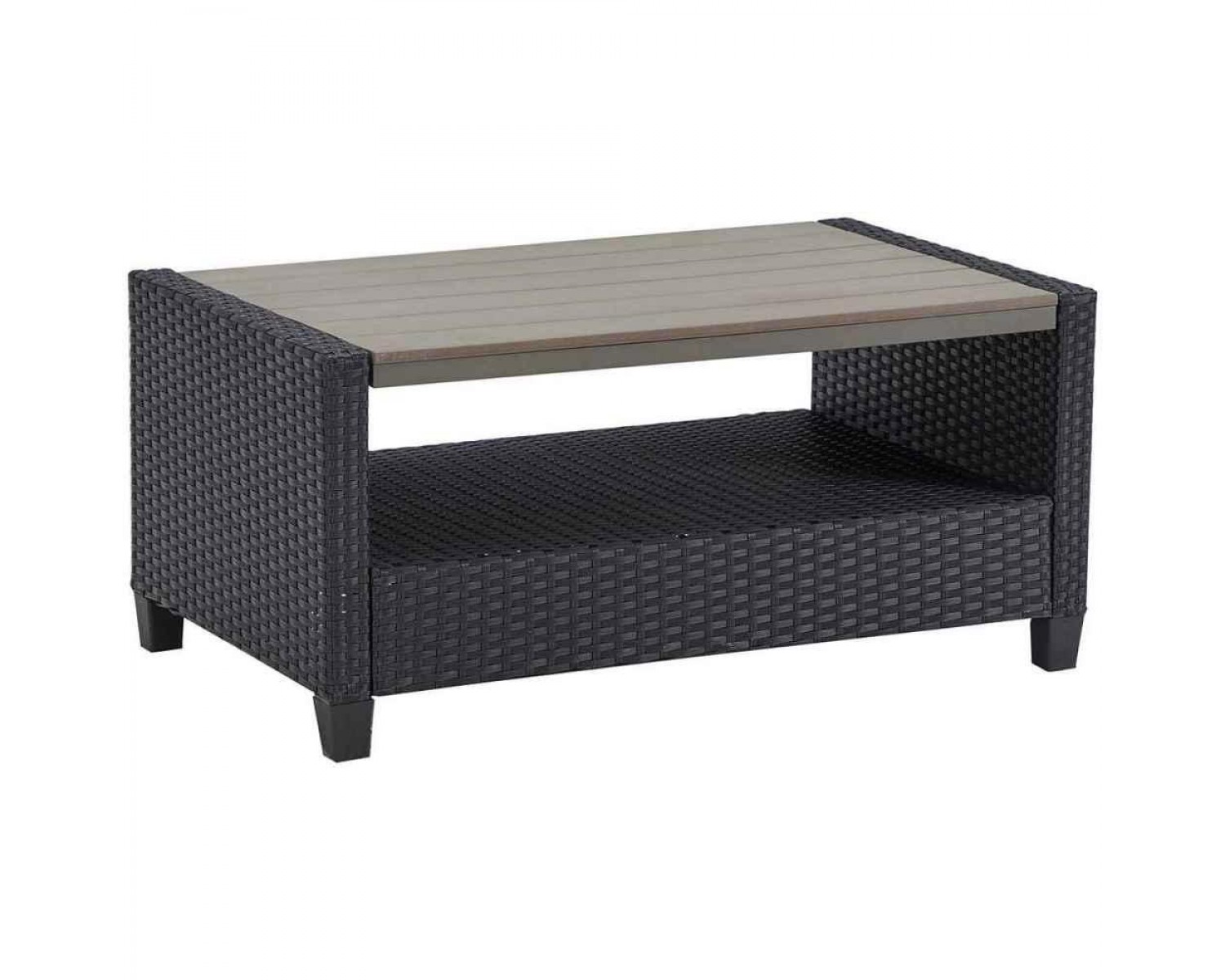 Плетеный комплект мебелис диваном AFM-804G Dark Grey