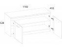 DOORSET, Тумба для обуви 2D-1. Цвет ДУБ НАВАРРА