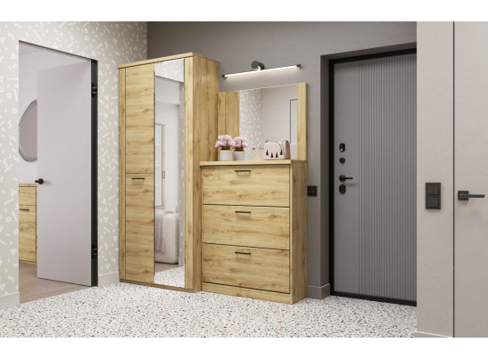 DOORSET, Зеркало навесное 90. Цвет ДУБ НАВАРРА