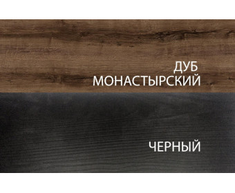 Тумба 3D2S, JAGGER, цвет Дуб монастырский /Черный