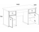 Стол 2D3S, MAGELLAN, цвет Сосна винтаж