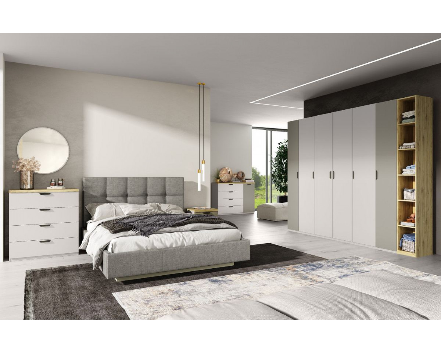 MODERN, Комод 4S. Цвет ПЕРСИДСКИЙ ЖЕМЧУГ