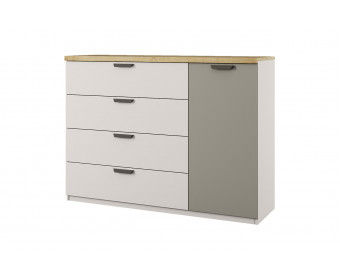 MODERN, Тумба 1D4S. Цвет ПЕРС ЖЕМЧУГ/ИРЛ ЛИКЕР